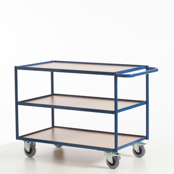 Tischwagen, 790x490 mm Ladefläche, 3 Böden, 250 kg Tragkraft