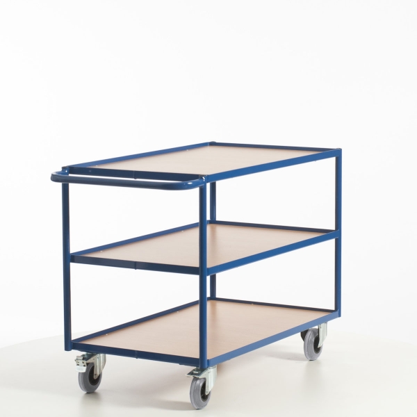 Tischwagen, 990x590 mm Ladefläche, 3 Böden, 250 kg Tragkraft