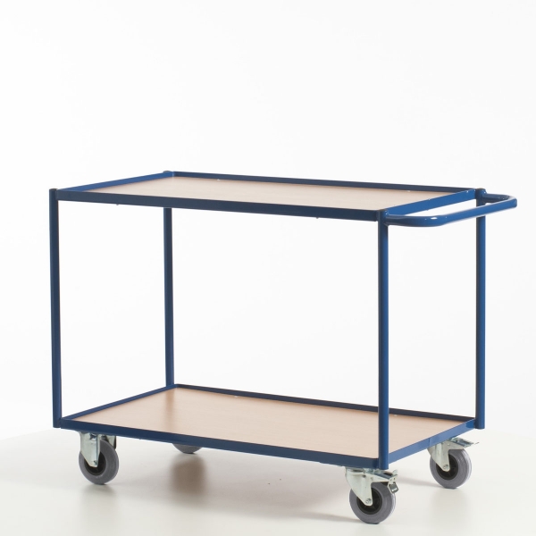 Tischwagen, 790x490 mm Ladefläche, 2 Böden, 250 kg Tragkraft