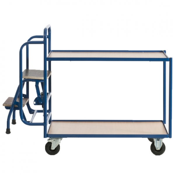 Tischwagen mit 2 Trittstufen Ansicht 1