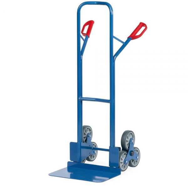 Treppenkarren Stahl 200 kg, mit 2 dreiarmigen Rad-Sternen