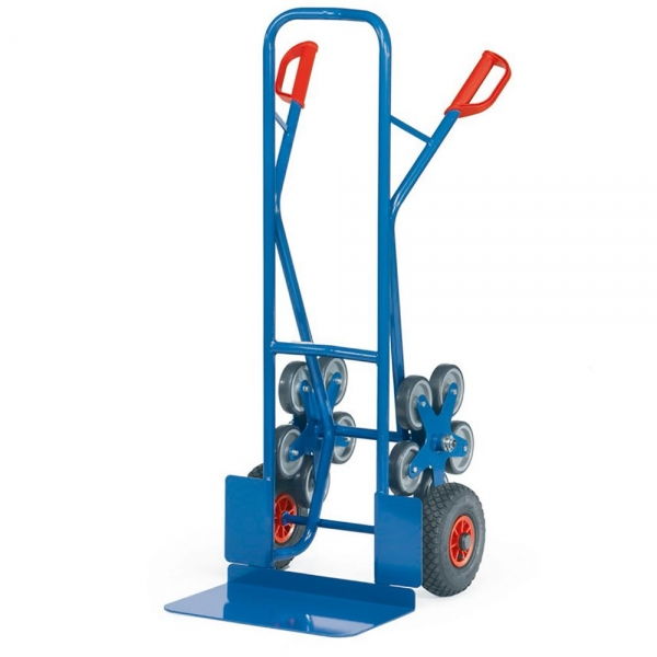 Treppenkarren Stahl 200 kg, mit 2 fünfarmigen Rad-Sternen
