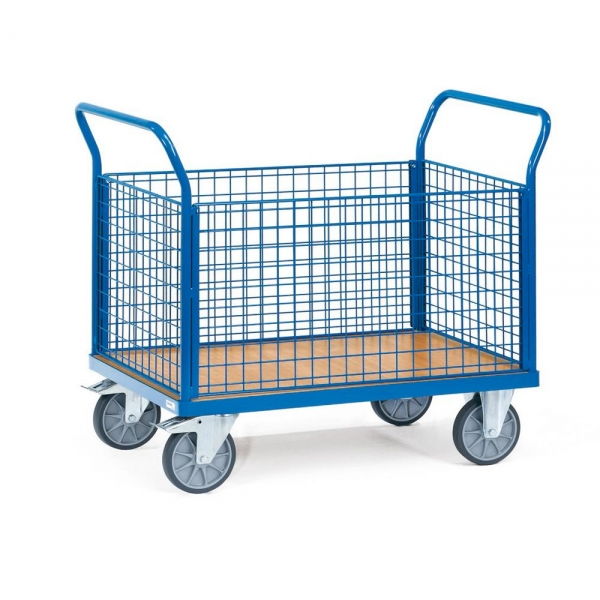 Vierwandwagen, 4 Wände aus Drahtgitter, 500 bis 600 kg Tragkraft
