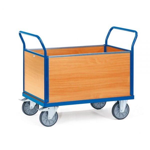 Vierwandwagen, 4 Holzwände, 500 bis 600 kg Tragkraft